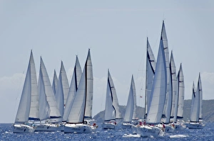 Images Dated 20th March 2009: Sailboat regattas. British Virgin Islands, West Indies, Caribbean, Central America