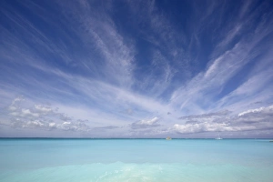 Sailing Boat Prints: Sailing on the azure waters of Grace Bay, the most spectacular beach on Providenciales