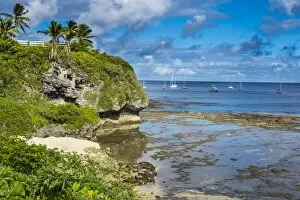 South Pacific Gallery: Sailing boats in the harbour of Niue, South Pacific, Pacific