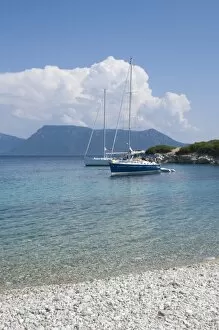 Images Dated 7th September 2009: Sailing boats, Meganisi, Ionian Islands, Greek Islands, Greece, Europe