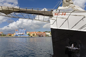 Curacao Prints: Sailing ship