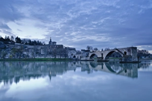 Avignon Prints: Saint-Benezet bridge dating from the 12th century