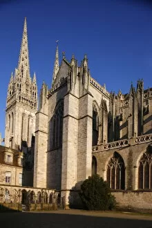 Images Dated 28th February 2009: Saint-Corentin Cathedral, Quimper, Finistere, Brittany, France, Europe