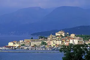 Yachts Prints: Saint-Florent, Nebbio region, Haute-Corse department, Northern Corsica, France, Europe