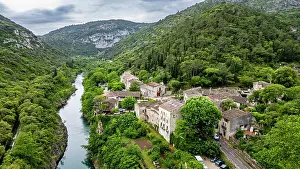 Terracotta Prints: Saint-Guilhem-le-Desert, UNESCO World Heritage Site