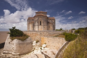 Charente Maritime Prints: Saint Redegonde church, Talmont, Charente-Maritime, France, Europe