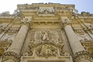 Images Dated 7th July 2008: Saint Rosario cathedral, Lecce, Lecce province, Puglia, Italy, Europe