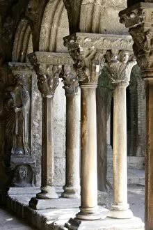 Saint-Trophime church cloister, Arles, Bouches du Rhone, France, Europe