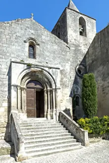 Saint Vincent Church, Medieval village of Les Baux de Provence, Bouches du Rhone