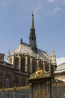 Ile De La Cite Prints: Sainte-Chapelle, Ile de la Cite, Paris, France, Europe
