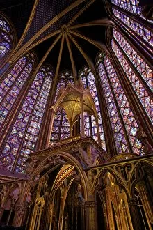 Images Dated 22nd June 2008: Sainte-Chapelle interior, Paris, France, Europe