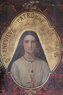 Stereotypical Prints: Sainte Genevieve de Paris, St. Germain l Auxerrois church, Paris, France, Europe