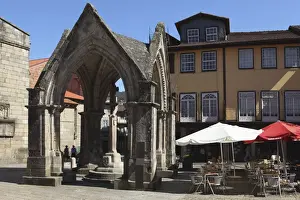 Minho Prints: The Salado Monument (Padrao do Salado) on the Largo da Oliveira in the Old Town