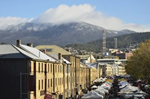 Retail Prints: Salamanca Market, Hobart, Tasmania, Australia, Pacific