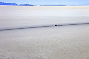 Mineral Prints: Salar de Uyuni is the largest salt flat in the world and is in South West Bolivia