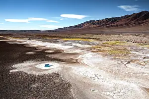 Ponds Prints: Saline ponds in the high-altitude desert of Ojos del Mar, Tolar Grande, Salta, Argentina