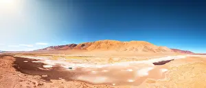 Ponds Prints: Saline ponds in the high-altitude desert of Ojos del Mar, Tolar Grande, Salta, Argentina
