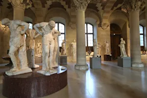 Exhibits Prints: Salle du Manege, The Louvre Museum, Paris, France, Europe