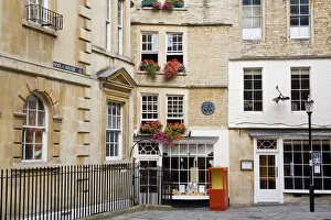 Cafes Prints: Sally Lunns House, the oldest house in Bath, Bath, Somerset, England