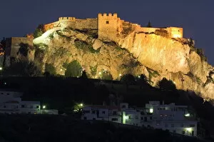 Fort Collection: Salobrena castle at night