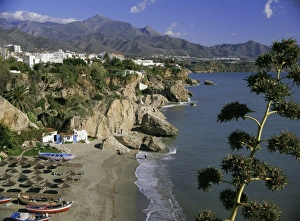 Images Dated 4th September 2008: Salon Beach from Balcon de Europe