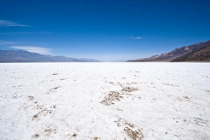 Salt Flat Prints: Salt flats near Badwater Basin, Death Valley National Park, California