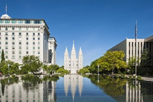 Grandeur Prints: Salt Lake Temple, Temple Square, Salt Lake City, Utah, United States of America
