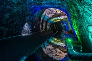 Underground Prints: Salt mine of Nemocon, Colombia, South America