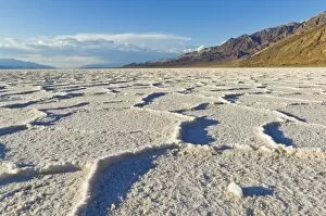 Images Dated 4th October 2010: Salt pan polygons at Badwater Basin, 282ft below sea level and the lowest place in North America