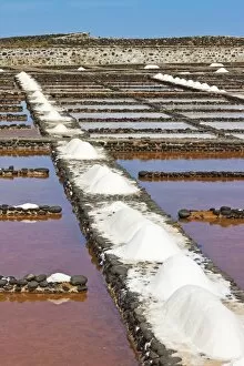 Images Dated 13th August 2010: Salt pans still in use at El Carmen Salinas and Salt Museum on the east coast, Caleta de Fuste