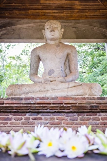 Anuradhapura Prints: Samadhi Buddha statue, Anuradhapura