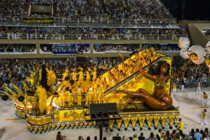 Stadium Prints: Samba Parade at the Carnival in Rio de Janeiro, Brazil, South America