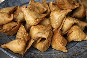 Uttarakhand Prints: Samosas, Haridwar, Uttarakhand, India, Asia