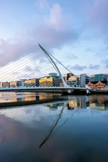 Pictures Prints: Samuel Beckett Bridge, Dublin, Republic of Ireland, Europe