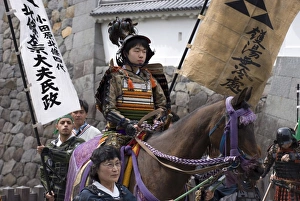 Images Dated 3rd May 2009: Samurai in the Odawara Hojo Godai Festival held in May at Odawara Castle in Kanagawa