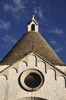 Lecce Prints: San Antonio church, Alberobello, Apulia, Italy, Europe