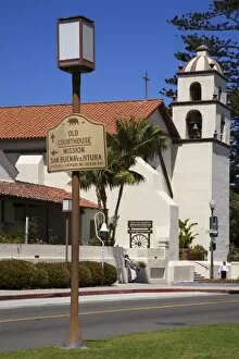 Images Dated 13th July 2009: San Buenaventura Mission, Ventura County, California, United States of America