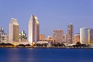 Images Dated 28th December 2010: San Diego skyline viewed from Coronado Island, San Diego, California, United States of America