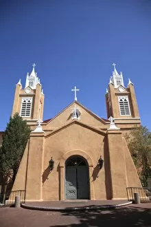 Images Dated 12th August 2009: San Felipe de Neri Church, Old Town, Albuquerque, New Mexico, United States of America