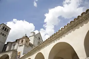 Assisi Prints: San Francesco Basilica, UNESCO World Heritage Site, Assisi, Umbria, Italy, Europe