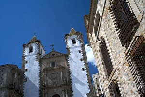 Extremadura Prints: San Francisco Javier Church, Old Town, Caceres, UNESCO World Heritage Site