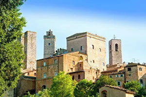 Bells Prints: San Gimignano, Siena Province, Tuscany, Italy, Europe
