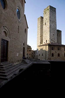 San Gimignano Prints: San Gimignano towers, UNESCO World Heritage Site, Tuscany, Italy, Europe