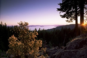 Puget Sound Prints: San Juan Islands seen from Chuckanut Drive