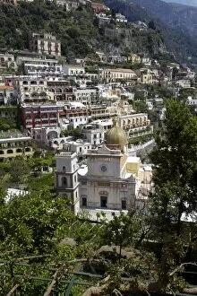 Images Dated 30th April 2010: San Luca church in the village of Praiano, Amalfi Coast, UNESCO World Heritage Site