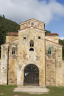 Asturias Prints: San Miguel de Lillo, 9th century Royal Chapel of Summer Palace of Ramiro I