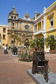 Colombian Prints: San Pedro Claver Church, Old Walled City District, Cartagena City, Bolivar State