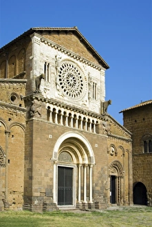 Viterbo Prints: San Pietro church, Tuscania, Viterbo, Latium, Lazio, Italy, Europe