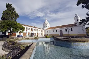 Cuenca Prints: San Sebastian church, Historic Centre of Santa Ana de los Rios de Cuenca