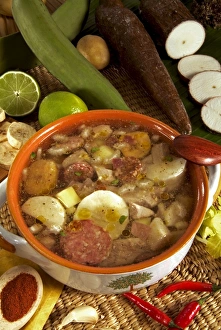 Lunch Prints: Sancocho, Caribbean food